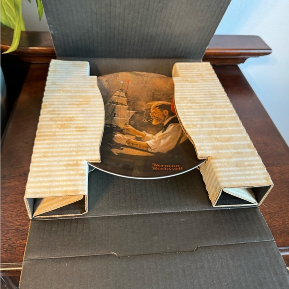 NORMAN ROCKWELL “THE SHIP BUILDER” 1980 PLATE COLLECTION - Picture 6 of 7